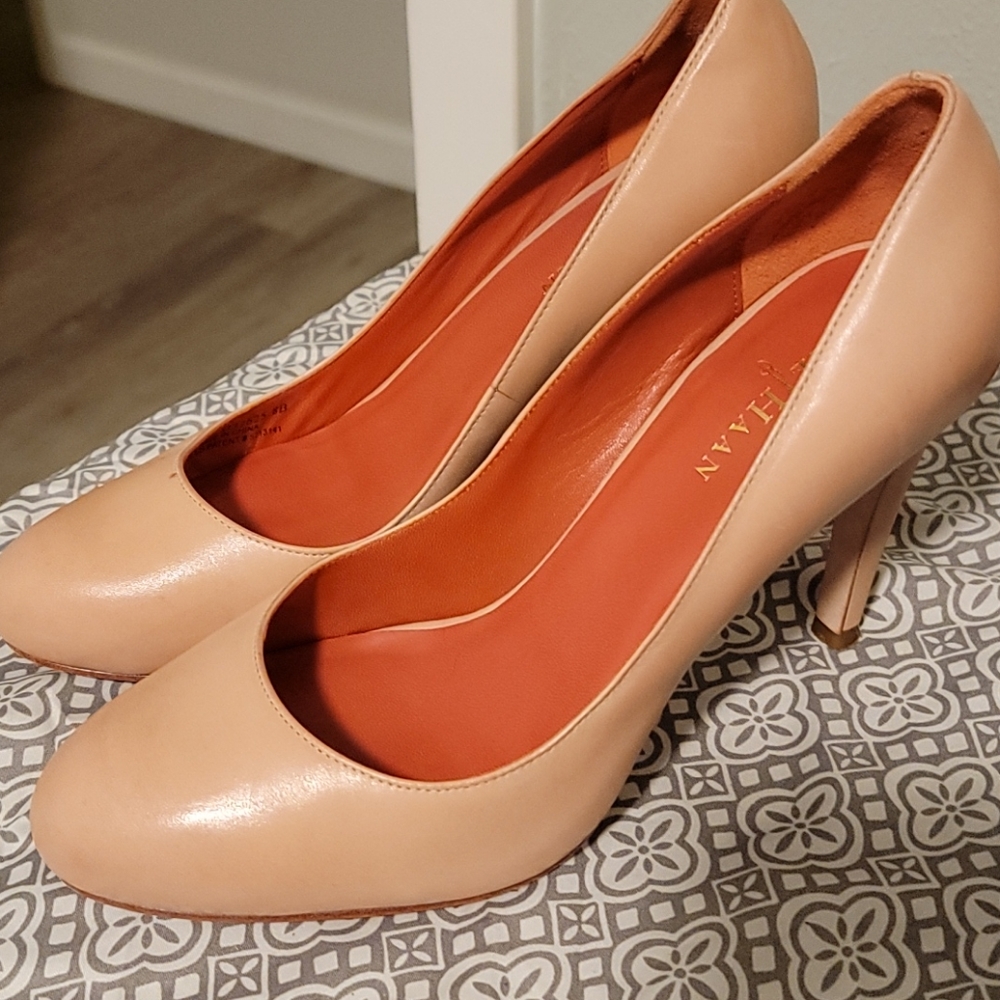 Cole Haan Beige "Violet Air Pump 90" heels 8